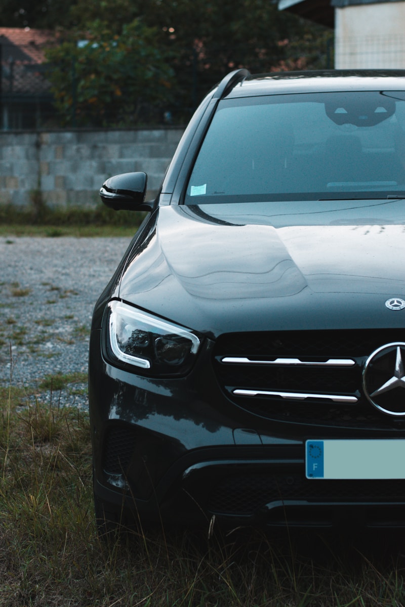 black mercedes benz c class